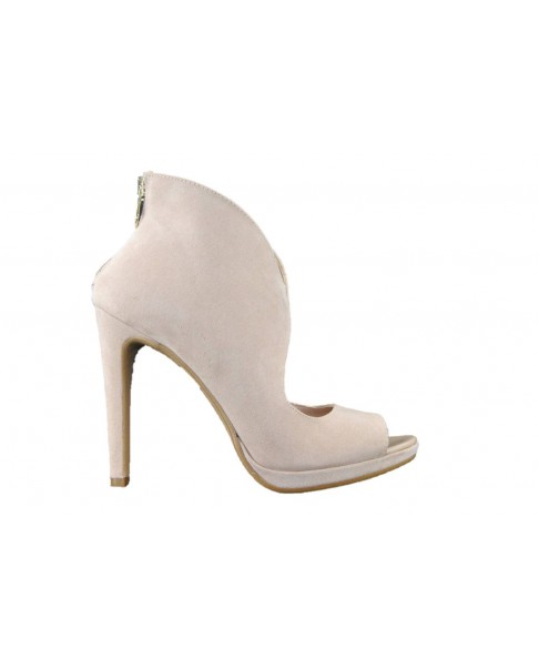 Sandalo scarpe eleganti open toe donna rosa cipria Made in Italy