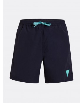 GUESS costume da bagno beachwear short pantaloncini blu