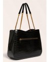 GUESS CB849623 HENSELY bag borsa shopper cocco nero