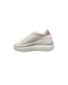LUMBERJACK TRILLY SWG8605 sneakers scarpe zeppa donna pelle bianco